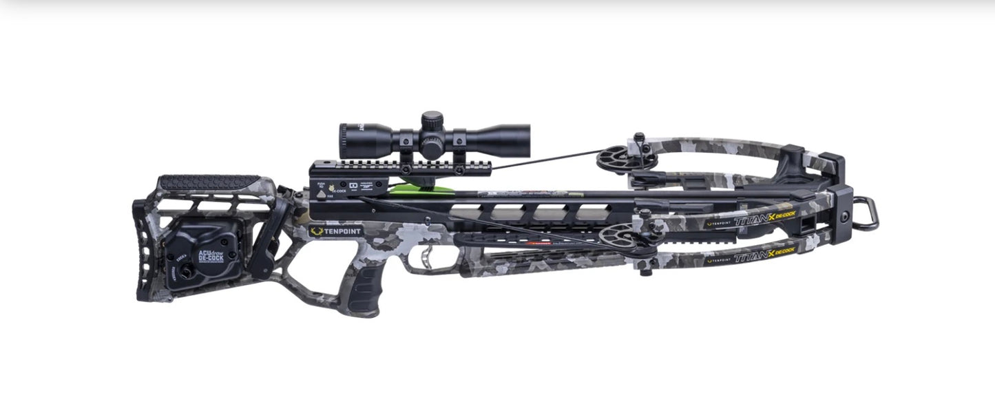Tenpoint Titan X Decock, ACUdraw De-Cock, Pro-View 400 Scope