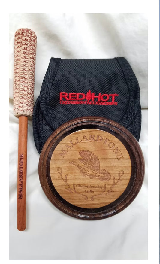 Red Hot Carrying Case for Rope Cocker / Turkey Friction Pot Call