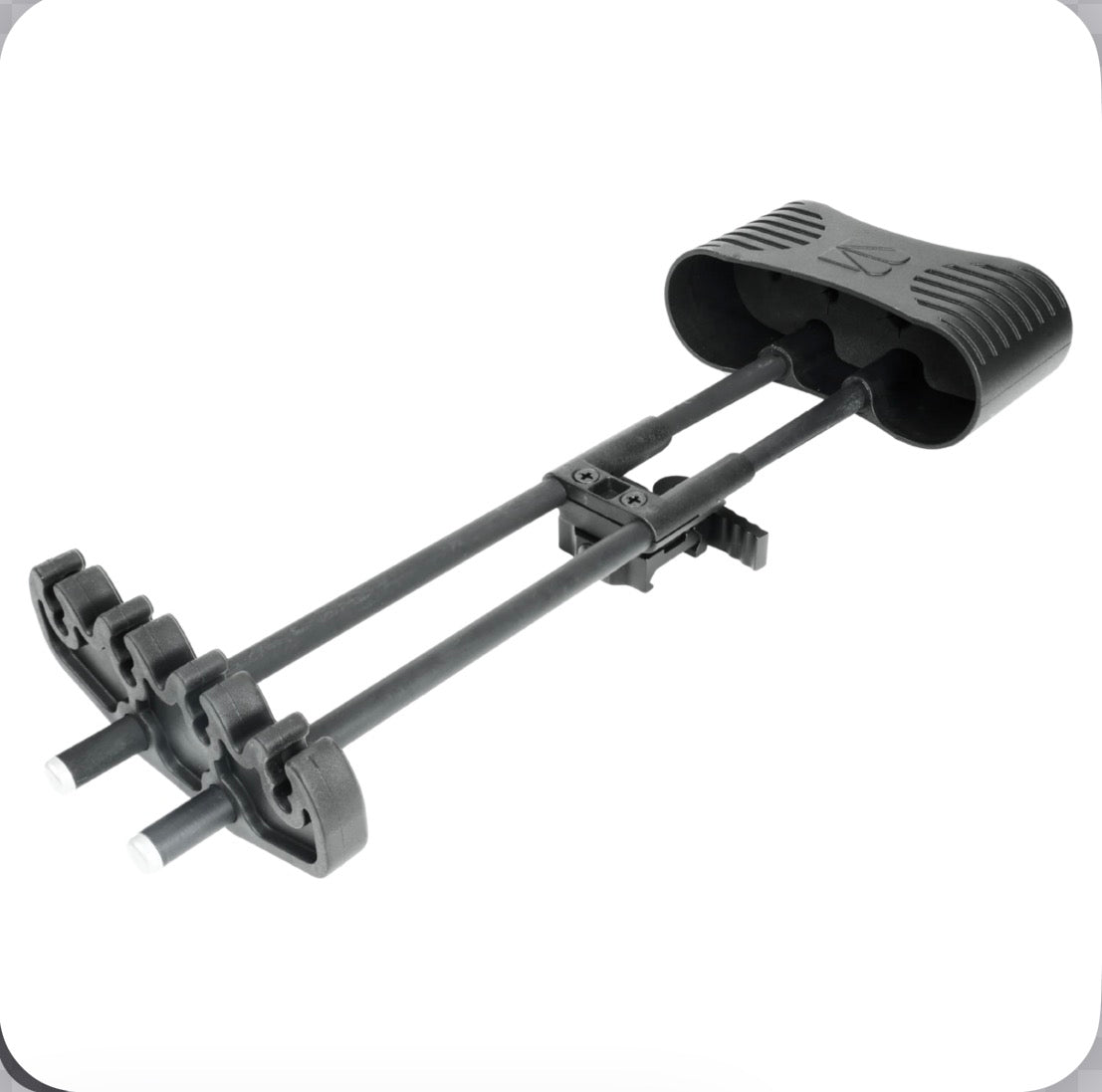 Ballista Crossbow Quiver – Fits 4 Arrows (5.5 mm-8.8mm) – Quick-Detach 20mm Picatinny Mount