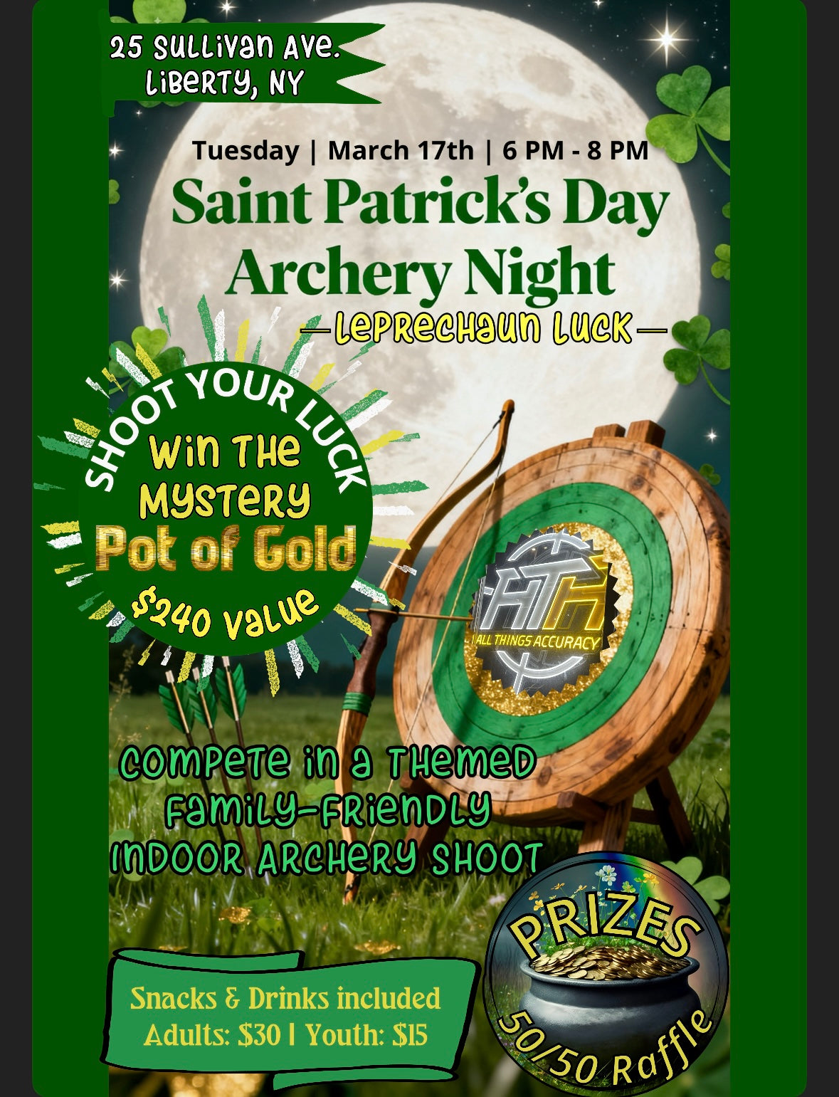 St Patrick's Day Archery Night