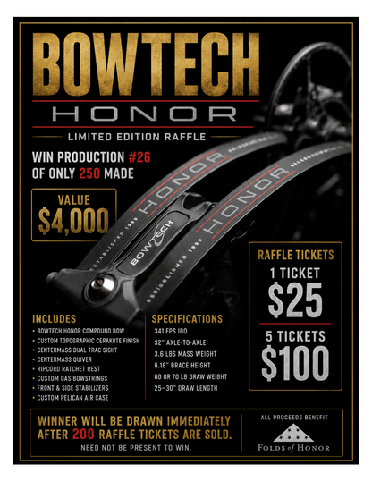 Bowtech 250th Honor Raffle