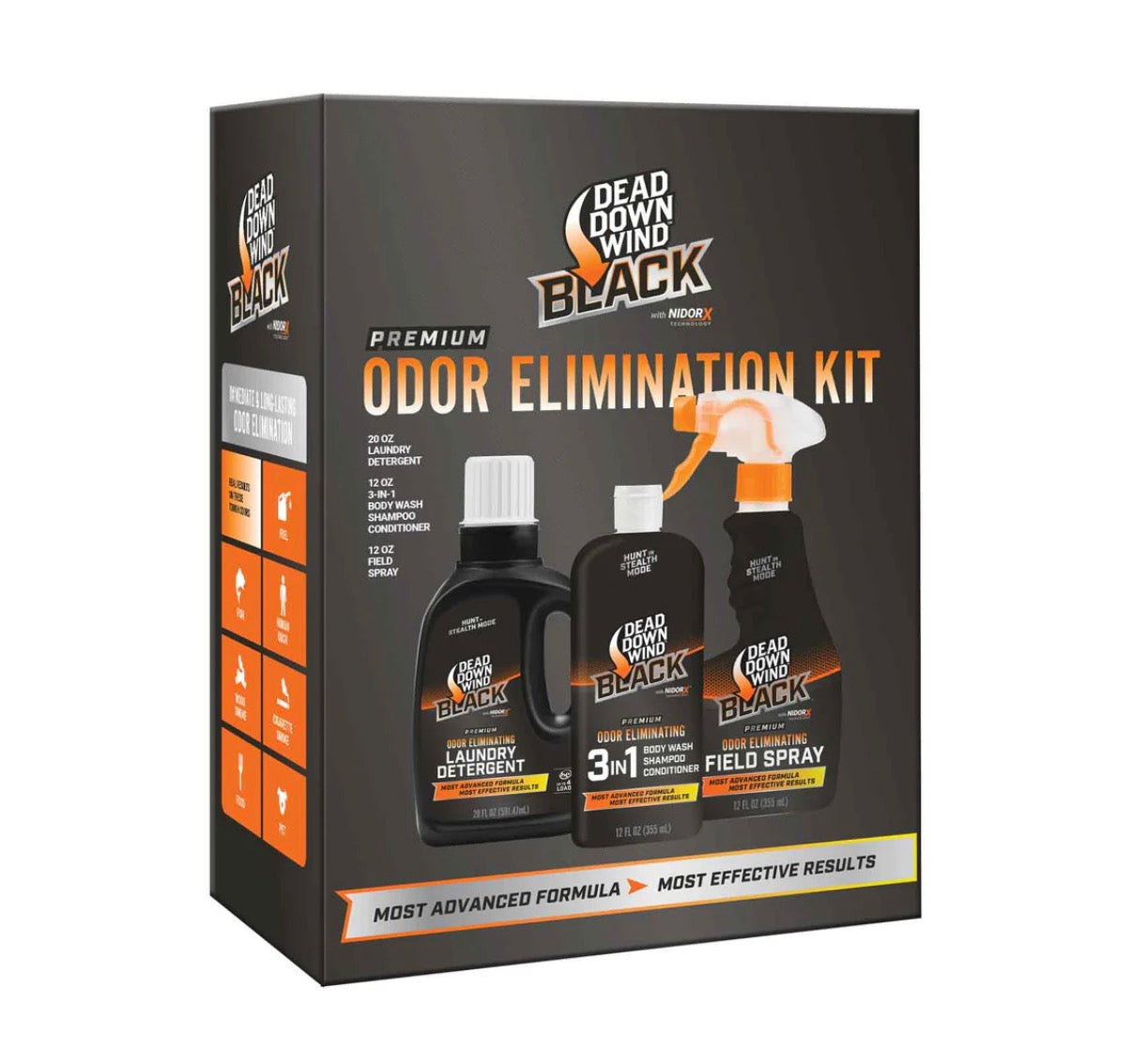 Dead Down Wind Black Premium 3 Piece Kit