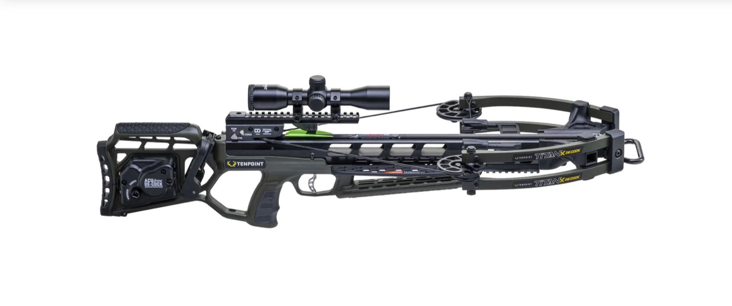 Tenpoint Titan X Decock, ACUdraw De-Cock, Pro-View 400 Scope