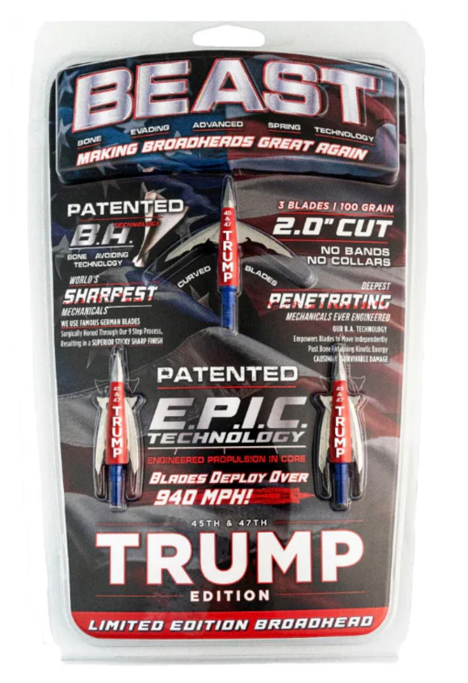 BEAST TRUMP 2.0” Cut 100 GN