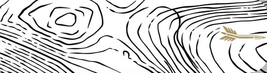 Feathered Bullet Topographic Arrow Wrap