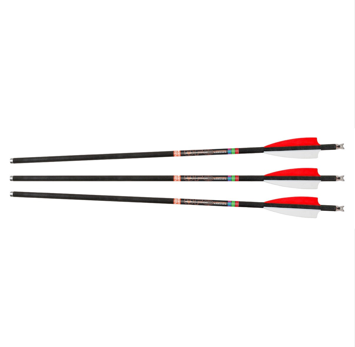 UFO Lighted Moon Nock 20" Carbon Crossbow Bolt 3 Pack