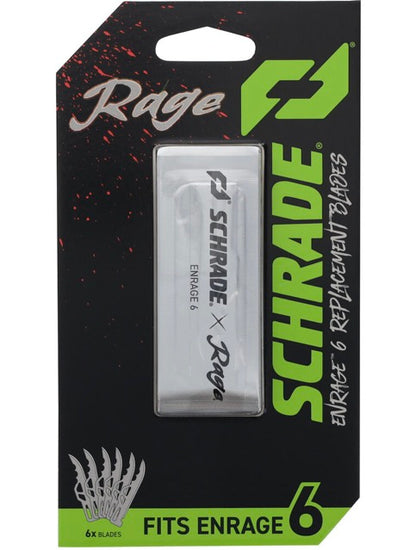 Rage Schrade x Rage Enrage 6 Replacement Blades 6 Pack