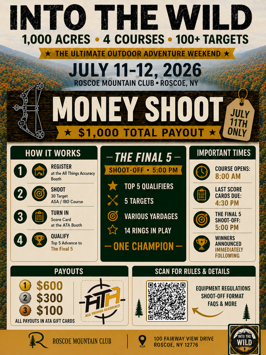 Into The Wild Money Shoot – Entry Fee
